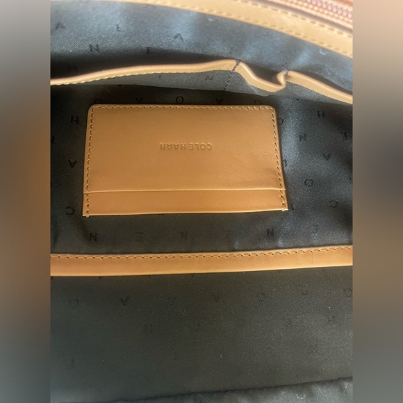 Cole Haan Tan Leather Briefcase - Picture 4 of 11